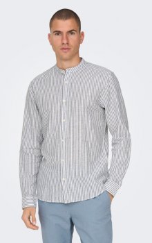 Only & Sons - onsCaiden Mao Stripe Linen Shirt