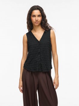 Vila - Vigarmina V-neck SL Top