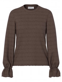 Pieces - pcDaisy LS O-neck Top
