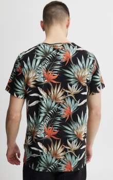 Blend - T-shirt 20715037 Bladmönstrad