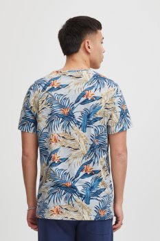 Blend - T-shirt 20715669 Bladmönstrad