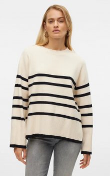 Vero Moda - vmSaba O-neck Stripe Pullover