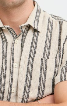 Blend - K.Ä. Skjorta 20717682 Lodräta ränder