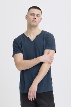 Blend - T-shirt 20717013 Split Neck