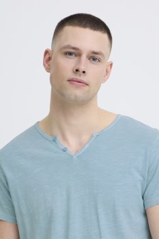 Blend - T-shirt 20717013 Split Neck