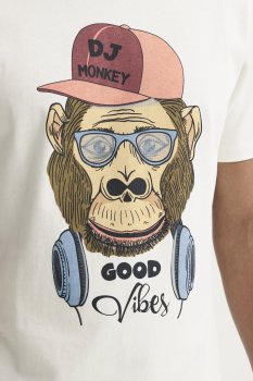 Blend - T-shirt 20720387 Apa med keps