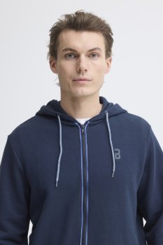 Blend - Zip-hoodie 20720475 Gummerad logo