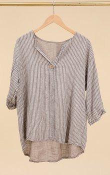 Chana - Topp CH21 Knapp, Randig