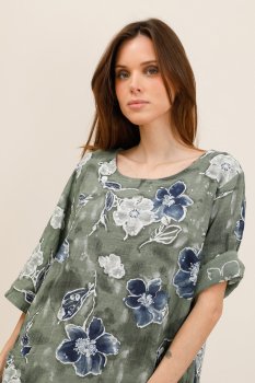 Chana - Tunika TU210 Storblommig