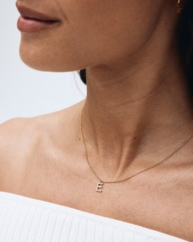 Edblad - Letter Necklace Sparkle A-Ö