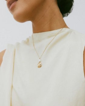 Edblad - Pearl Signet Necklace