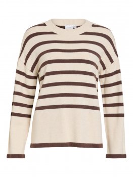 Vila - Viril O-neck Oversize LS Knit Top