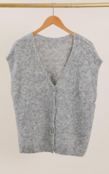 Chana - Väst G83 Stickad, Knappar