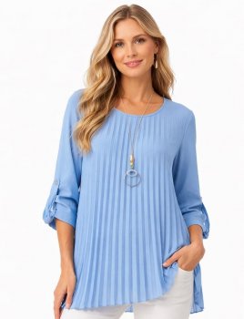 Chana - Blus H201/H301 Plisserad