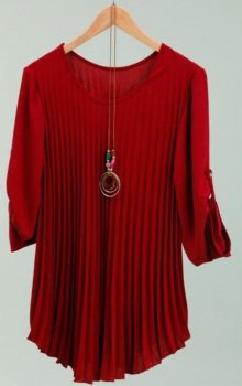 Chana - Blus H201/H301 Plisserad