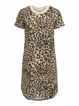 Jacqueline - jdyIvy SS AOP Sweat Dress Leo Print