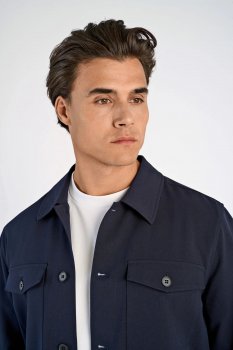 Lindbergh White - Overshirt 30-305044 Bröstfickor