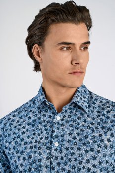 Lindbergh White - Skjorta 30-203782 Blommig, Relaxed