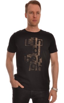 Lindbergh White - T-shirt 30-400069 Textprint