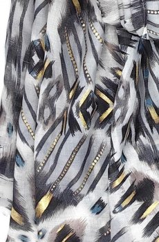 M&P - Scarf C178 Mönstrad