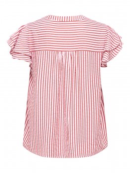 Only - onlBari SL Frill V-neck Top