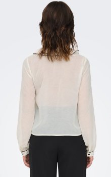 Only - onlEdith LS V-neck Frill Top