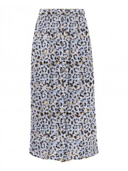 Only - onlNova Lux Button Skirt Summer Leo Print