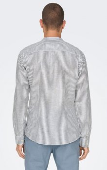 Only & Sons - onsCaiden Mao Stripe Linen Shirt
