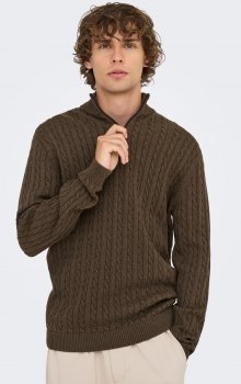 Only & Sons - onsLoui Cabel Half Zip Knit