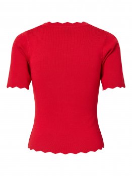 Pieces - pcJuline SS V-neck Knit