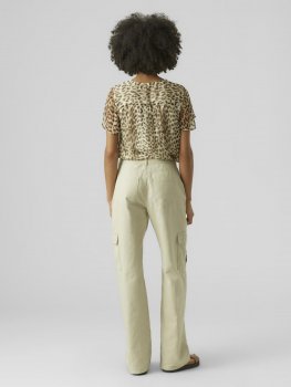 Vero Moda - vmSmilla SS V-neck Top Bea Print