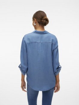 Vero Moda - vmBree 7/8 Loose Tencel Shirt
