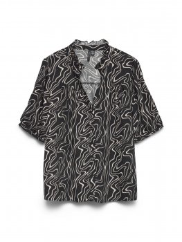 Vero Moda - vmEasy Joy 2/4 V-neck Frill Top