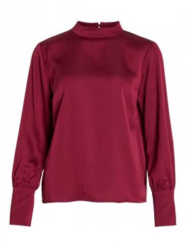 Vila - Viellette Highneck LS Shirt