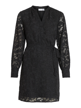 Vila - Viflema V-neck LS Short Dress