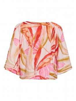 Vila - Vilimia Pri O-neck 3/4 Top Fiji Print