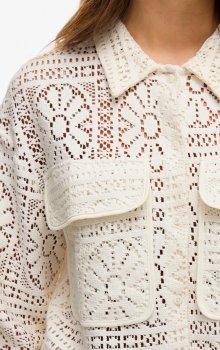 Vila - Vimerinda Crochet LS Shirt