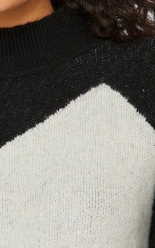 Vila - Vicilia Mock Neck Jacquard Top