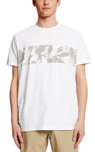Esprit - T-shirt 043EE2K313 Bård över bröstet