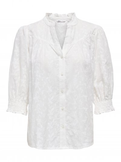 Only - onlRaya 3/4 Embroidery Shirt
