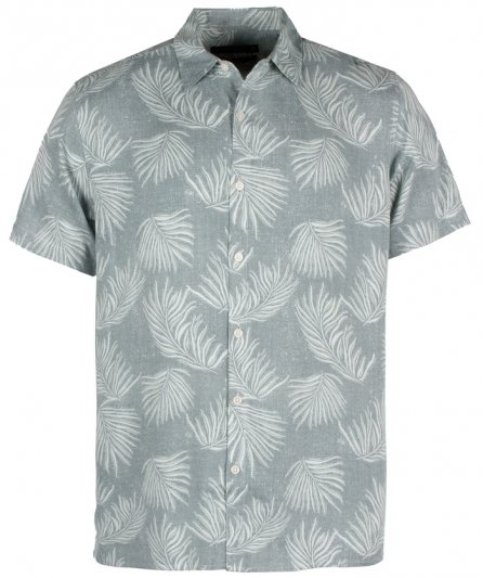 Indicode - K.Ä. Skjorta inIsido Bladmönstrad