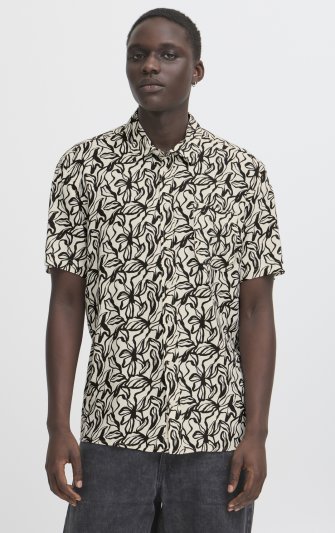 Blend - K.Ä. Skjorta 20718223 Viskos, Storblommig