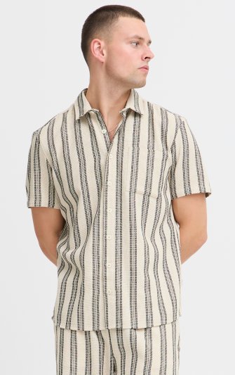Blend - K.Ä. Skjorta 20717682 Lodräta ränder