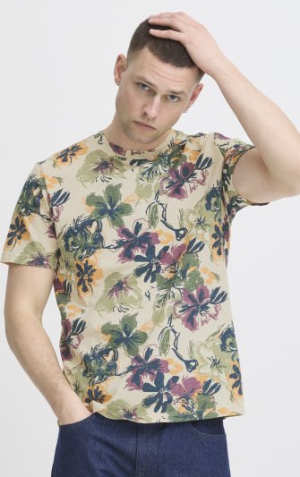 Blend - T-shirt 20718285 Blommig