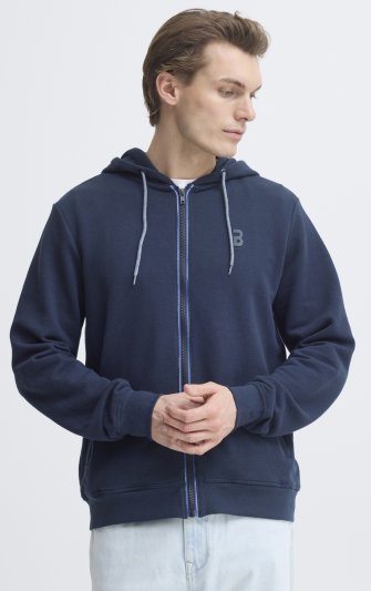 Blend - Zip-hoodie 20720475 Gummerad logo