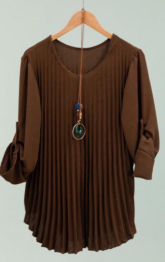 Chana - Blus H201/H301 Plisserad