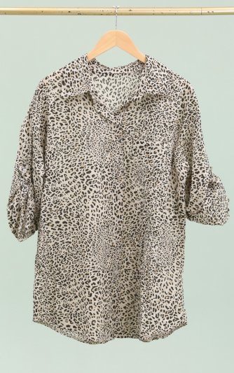 Chana - Skjorta CH352 Leopard