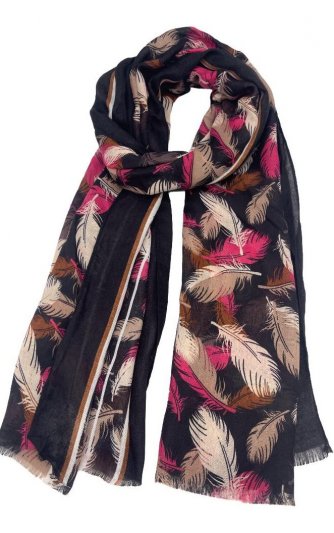 Oceane - Scarf ECK118 Fjädrar