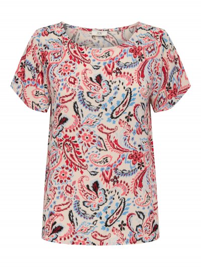 Jacqueline - jdyBreeze SS Top Multi Paisley Print