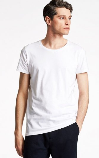 Lindbergh White - T-shirt 30-48003E Rundhals